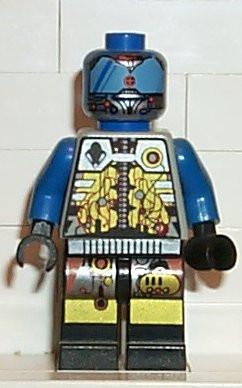 LEGO Minifigure-UFO Droid Blue-Space / UFO-SP043-Creative Brick Builders